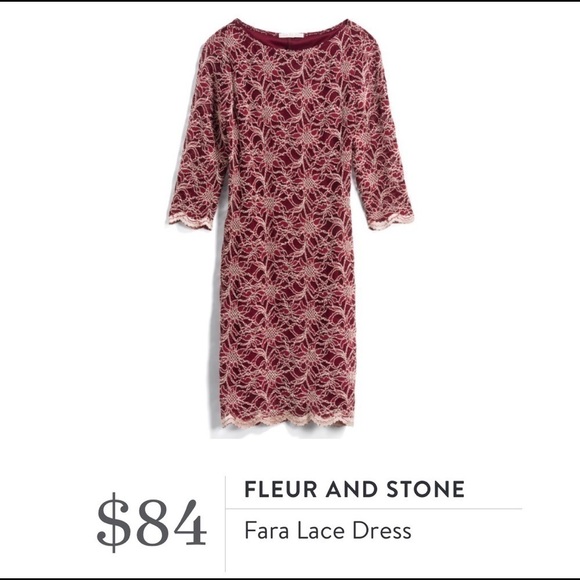 Fleur and Stone Dresses & Skirts - 𝅺fleur and Stone Lace Overlay Dress